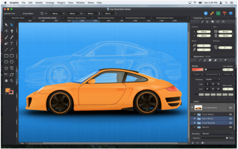 graphic design software for mac for beginners free